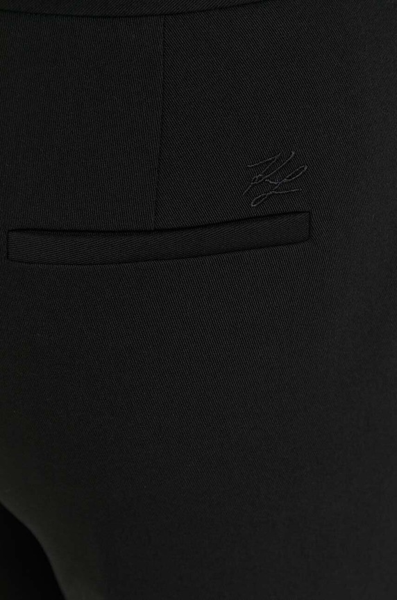 Παντελόνι Karl Lagerfeld μαύρο 236W1001