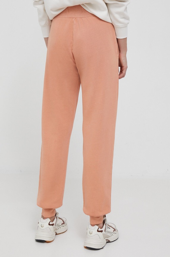 Odzież Calvin Klein Jeans spodnie dresowe bawełniane J20J221921 pomarańczowy