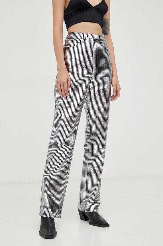 Remain pantaloni de piele 501228000 negru AW23