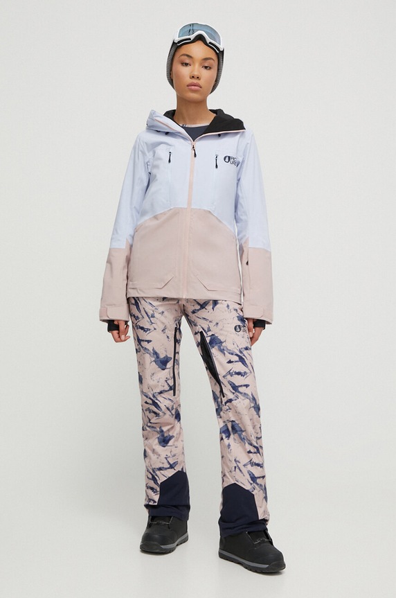 Picture pantaloni Exa Printed WPT103 albastru AW23