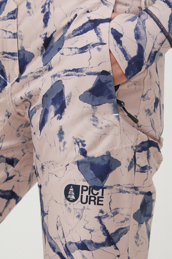 Picture pantaloni Exa Printed albastru WPT103