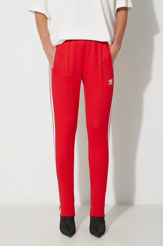 Παντελόνι φόρμας adidas Originals SST Classic TP απλικέ κόκκινο IK6603