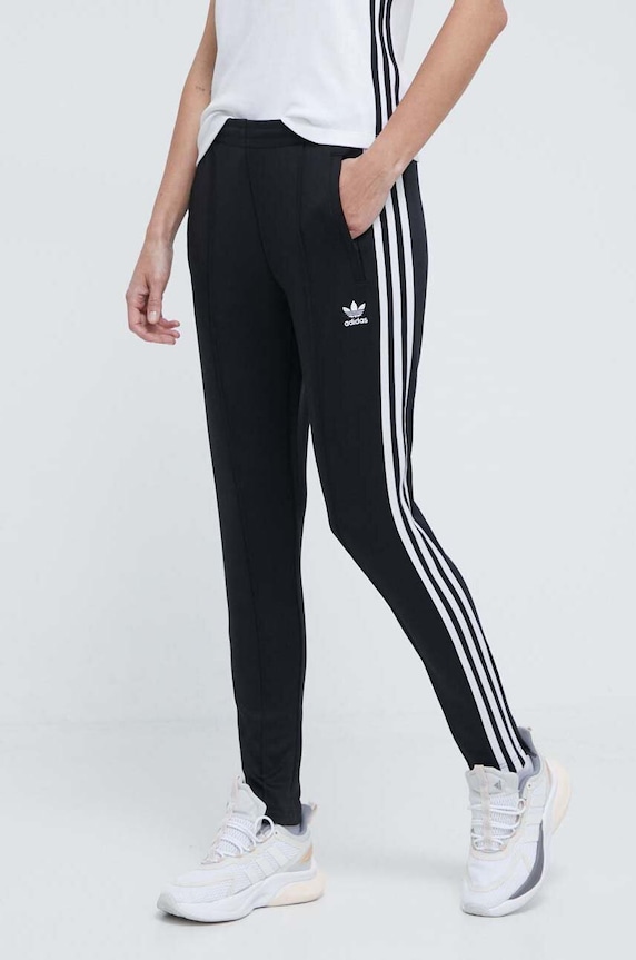 Tepláky adidas Originals SST Classic TP pletenina černá IK6600