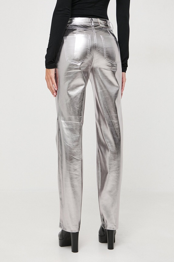 Îmbrăcăminte Guess pantaloni W4RB33.WFWP0 argintiu