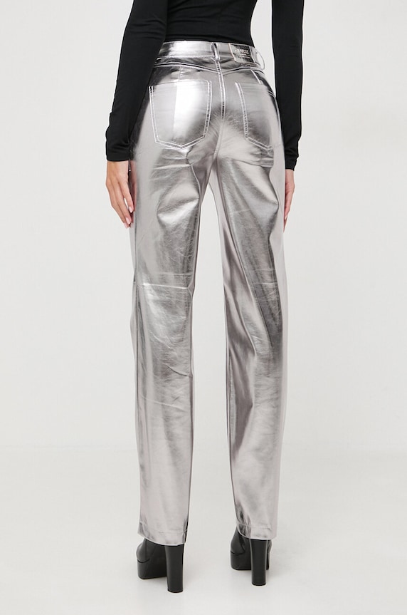 Îmbrăcăminte Guess pantaloni W4RB33.WFWP0 argintiu
