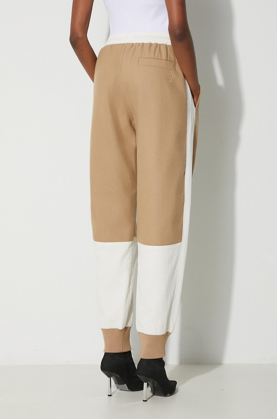 Odjeća Donji dio trenirke s dodatkom vune JW Anderson TR0294.PG1364 bež