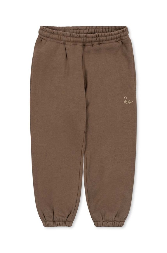 Konges Sløjd gyerek melegítőnadrág KS6019 barna AW23