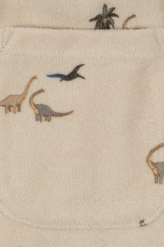 Konges Sløjd spodnie dresowe bawełniane dziecięce KS6416 beżowy