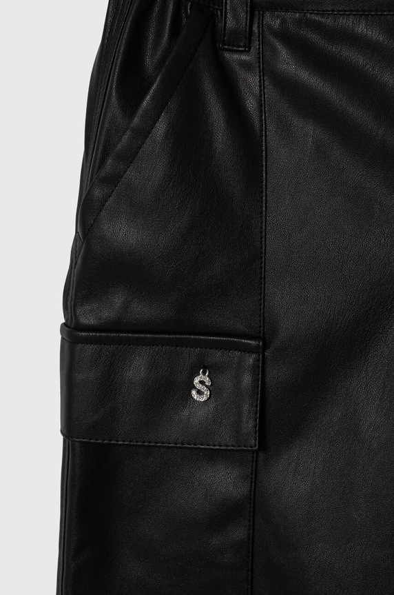 Момиче Детски панталон Sisley 4VF8YF00I.G.SEASONAL черен
