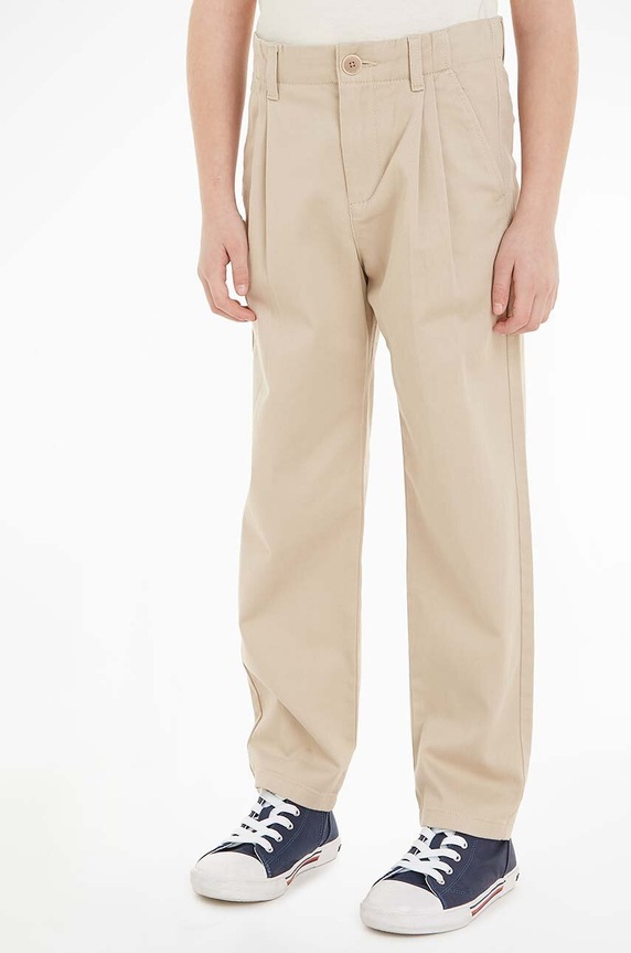 Tommy Hilfiger jeansy z elastanem beżowy KS0KS00478.9BYX