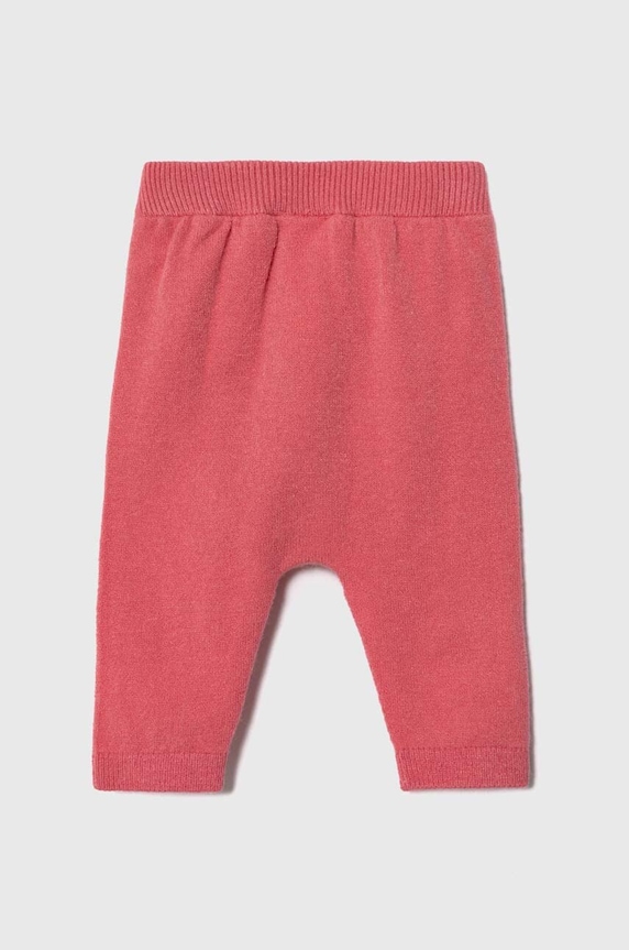 United Colors of Benetton spodnie niemowlęce 105JBF003.W.SEASONAL różowy AW23