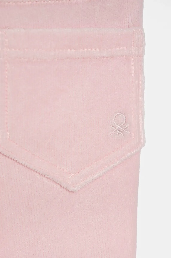 Dziewczynka United Colors of Benetton spodnie dziecięce 4DZBGE00L.P.SEASONAL różowy