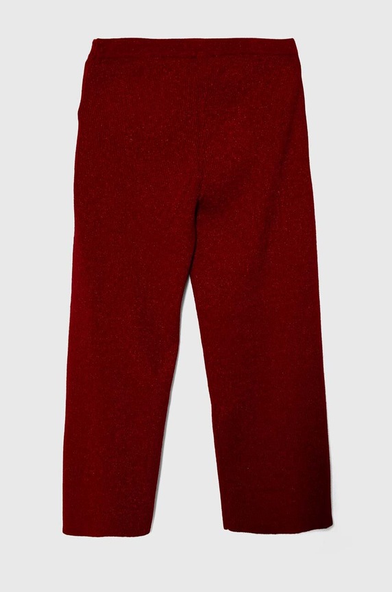 Παιδικό παντελόνι United Colors of Benetton 15BJCF006.G.SEASONAL κόκκινο AW23