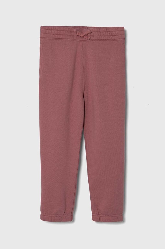 Abercrombie & Fitch spodnie dresowe dziecięce dzianina różowy KI247.2475
