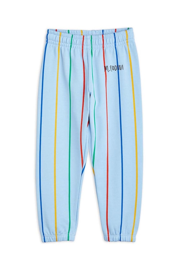 Mini Rodini spodnie dresowe bawełniane dziecięce 2363012260 niebieski AW23