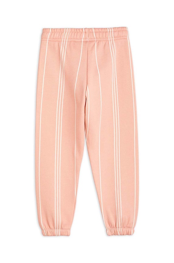 Mini Rodini gyerek pamut melegítőnadrág 2373012028 rózsaszín AW23