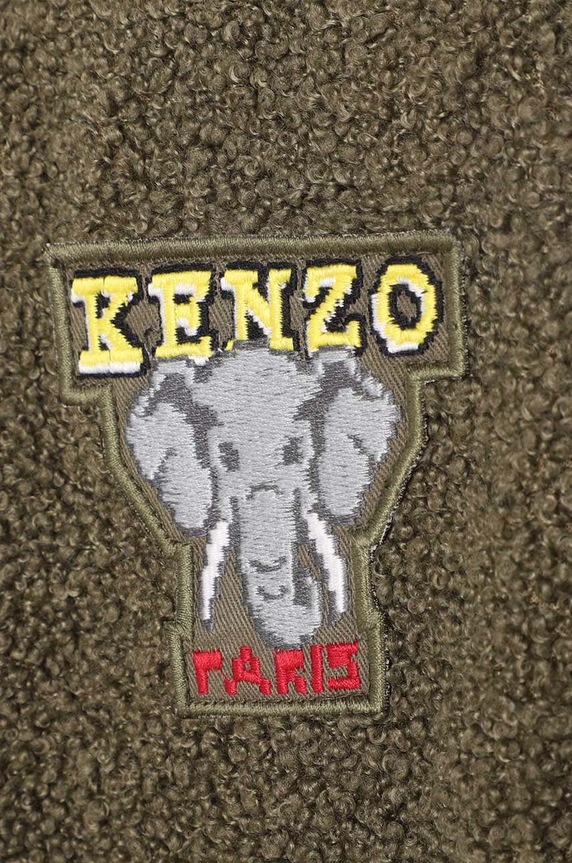 Chłopiec Kenzo Kids spodnie dresowe dziecięce K24338.114.150 zielony