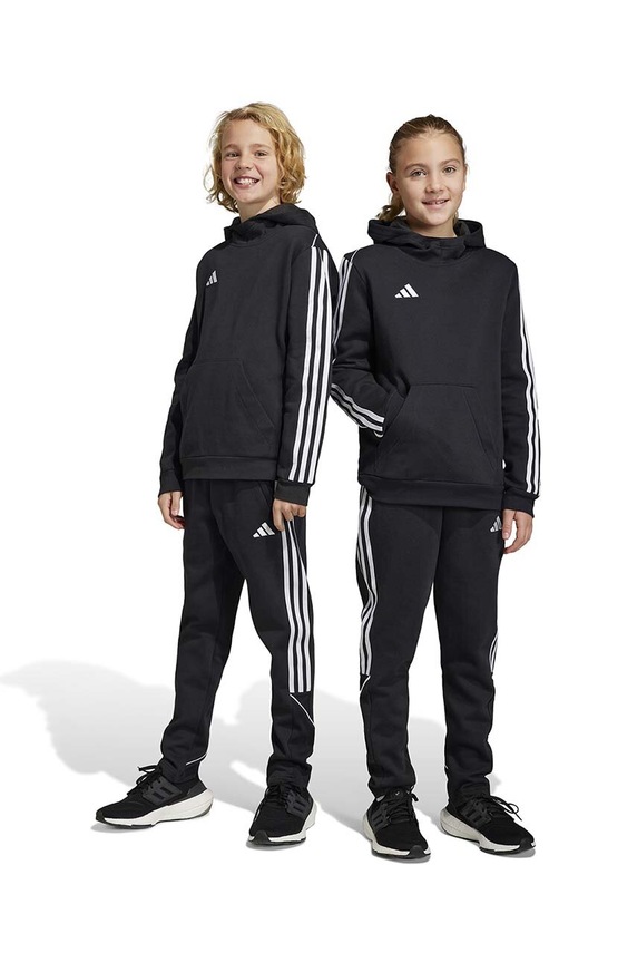 adidas Performance pantaloni de trening pentru copii TIRO23L SW PNTY tricotaj negru HS3614
