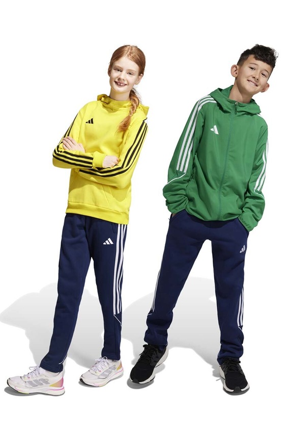 Παιδικό φούτερ adidas Performance TIRO23L SW PNTY πλεκτό ύφασμα σκούρο μπλε HS3615