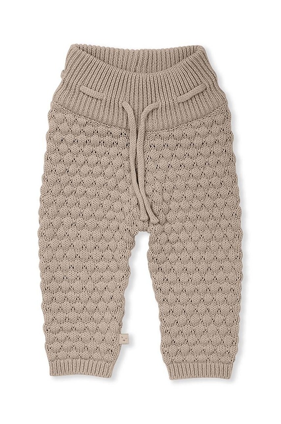 That's mine spodnie bawełniane dziecięce 027151 Bowie Pants 027151 beżowy AW24