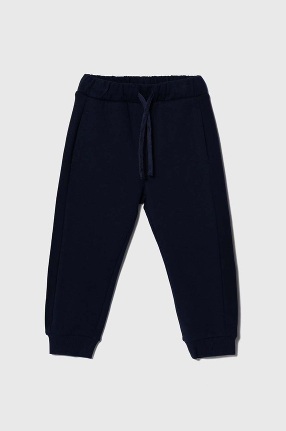United Colors of Benetton spodnie dresowe dziecięce dzianina granatowy 3J68GF02V.P.SEASONAL