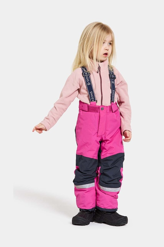 Detské lyžiarske nohavice Didriksons IDRE KIDS PANTS ružová 504357
