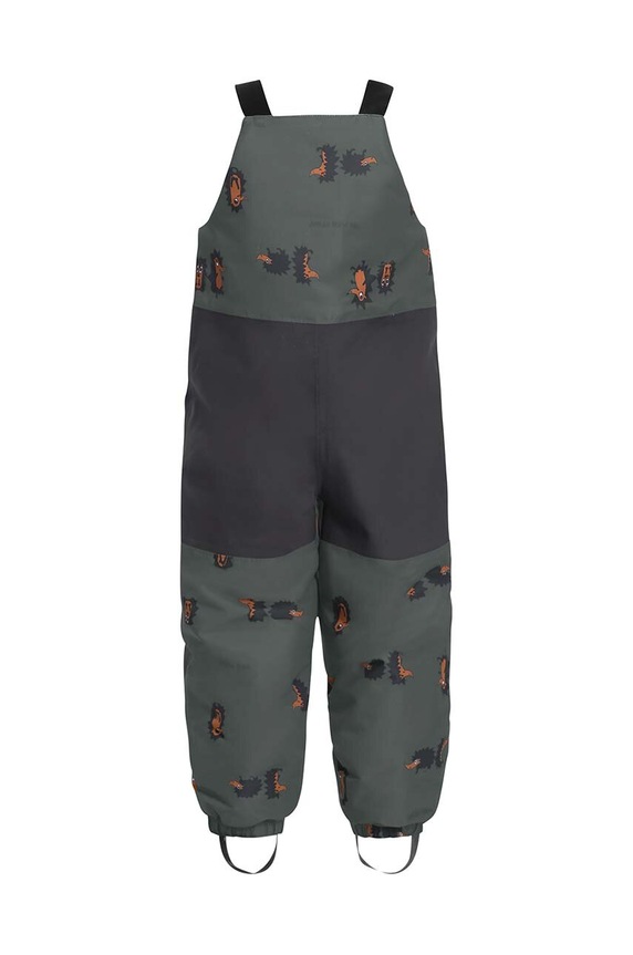 Παιδικό χειμερινό αθλητικό παντελόνι Jack Wolfskin GLEEL 2L INS PRINT BIB 1610451 γκρί AW23