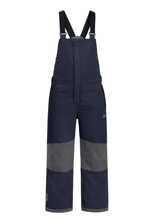 Jack Wolfskin spodnie narciarskie dziecięce ACTAMIC 2L INS BIB tkanina granatowy 1610341.116.152