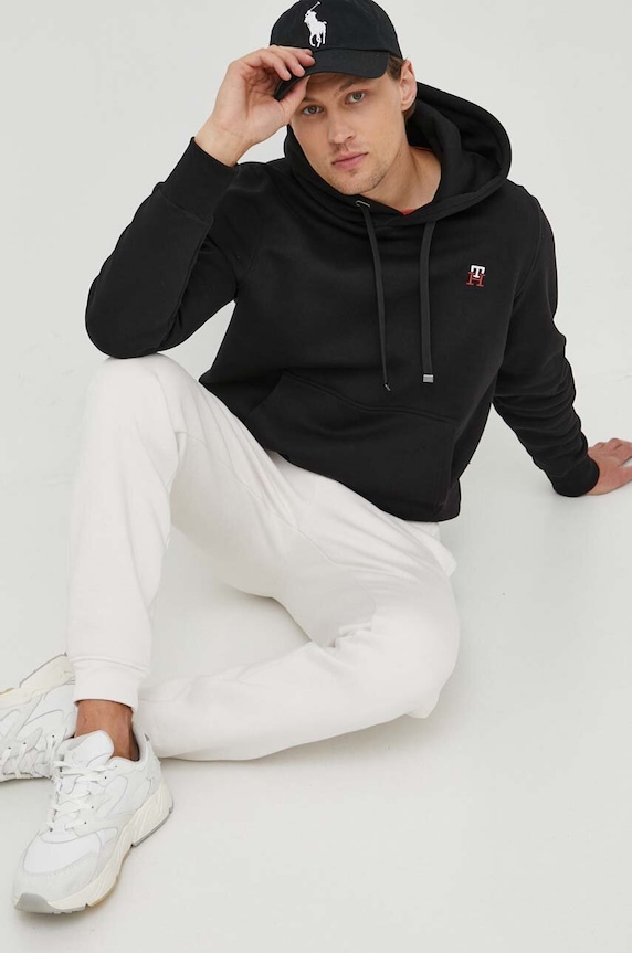 Παντελόνι φόρμας Tommy Hilfiger MW0MW32059 μπεζ AW23