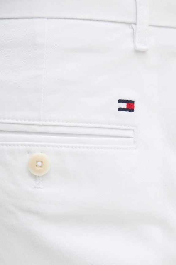 Nohavice Tommy Hilfiger biela MW0MW26619