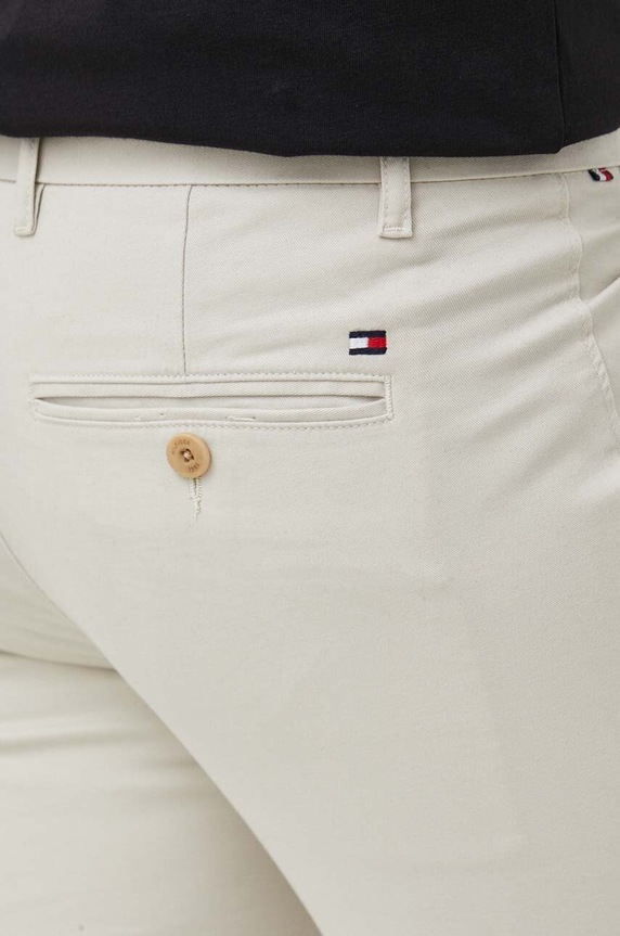 Tommy Hilfiger spodnie beżowy MW0MW26619