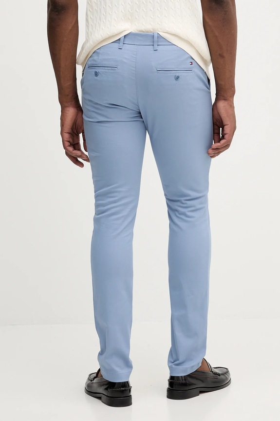 Odzież Tommy Hilfiger spodnie MW0MW26619 niebieski