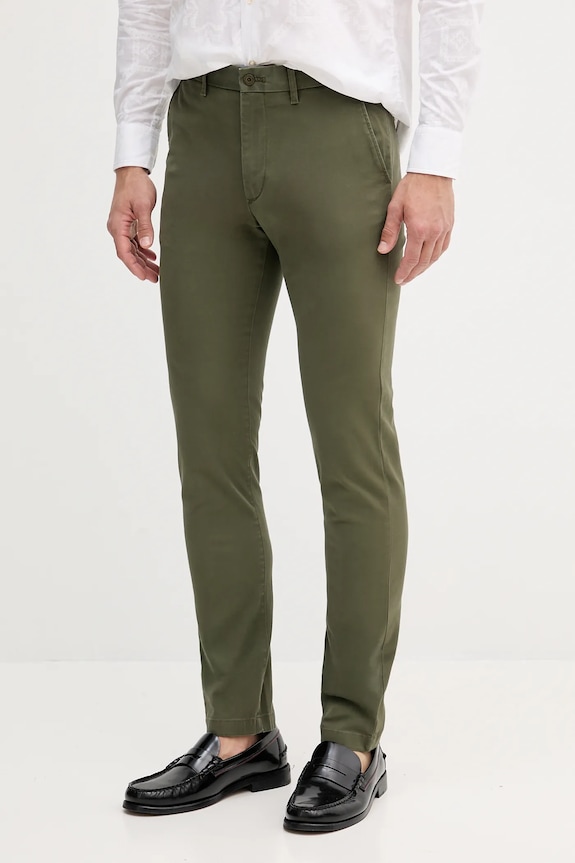 Tommy Hilfiger pantaloni potrivit verde MW0MW26619