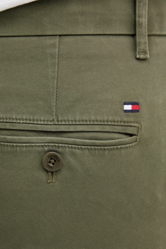 Tommy Hilfiger pantaloni verde MW0MW26619