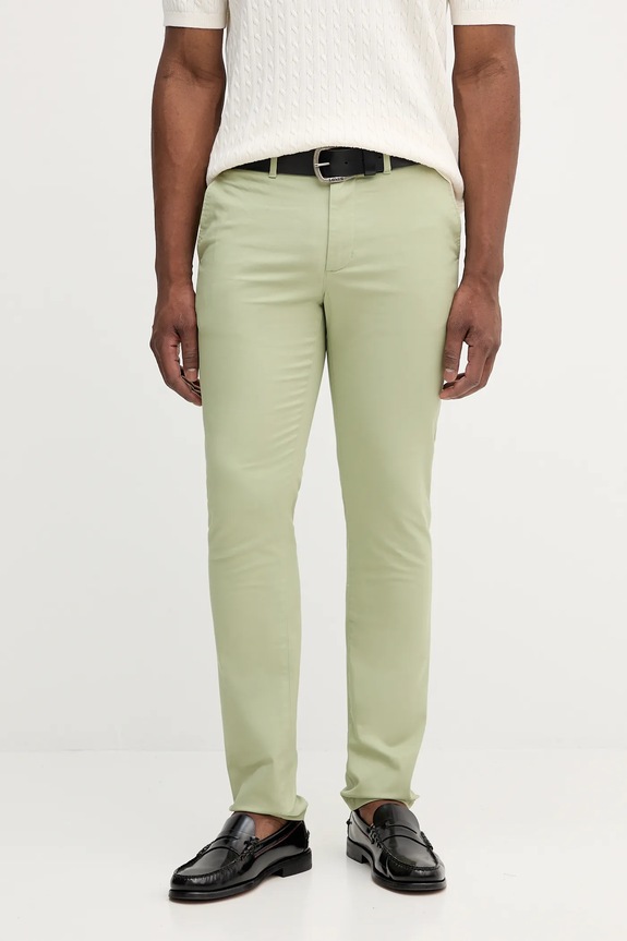 Tommy Hilfiger pantaloni potrivit verde MW0MW26619