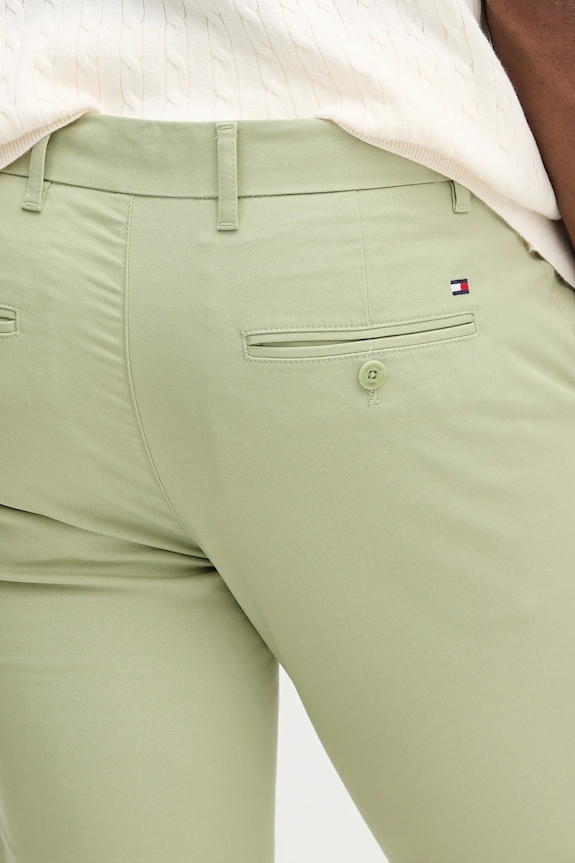 Tommy Hilfiger pantaloni verde MW0MW26619