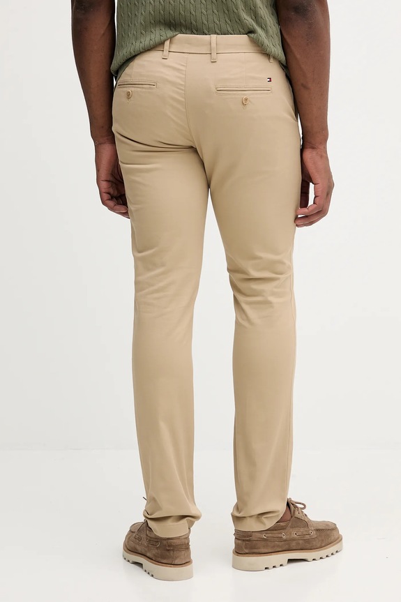 Oblečenie Nohavice Tommy Hilfiger MW0MW26619 béžová