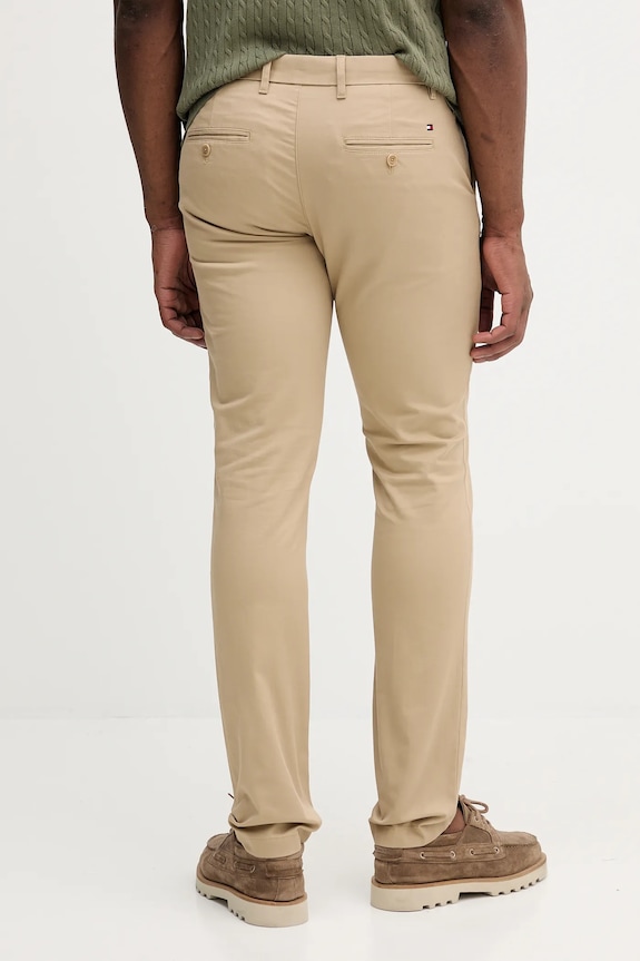 Oblečenie Nohavice Tommy Hilfiger MW0MW26619 béžová