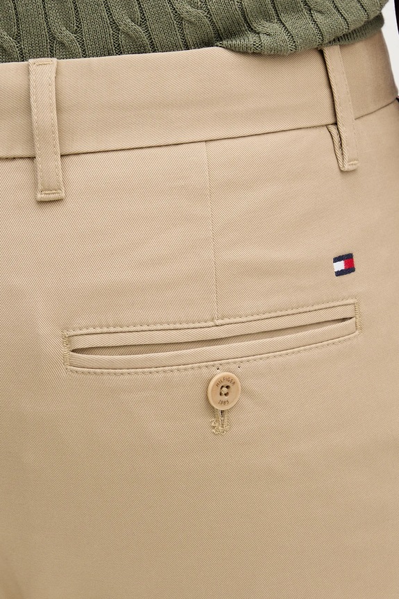 Nohavice Tommy Hilfiger béžová MW0MW26619
