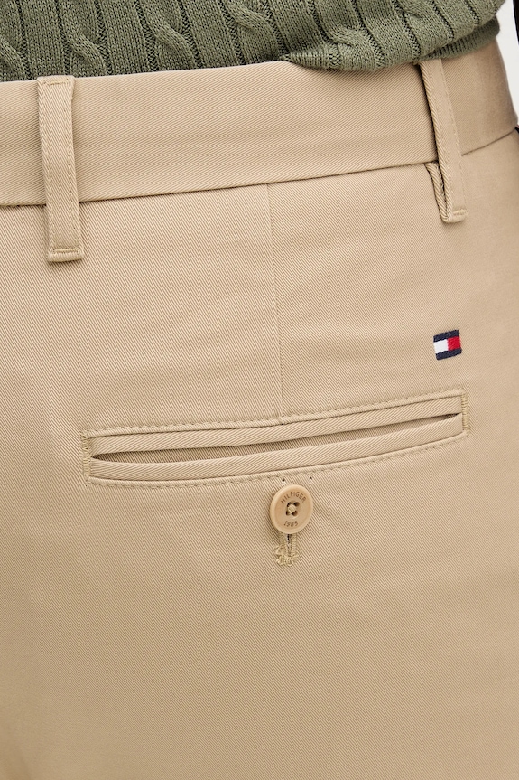 Nohavice Tommy Hilfiger béžová MW0MW26619