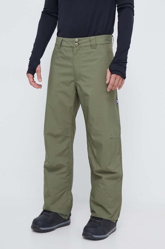 DC spodnie Snow Chino tkanina zielony ADYTP03043