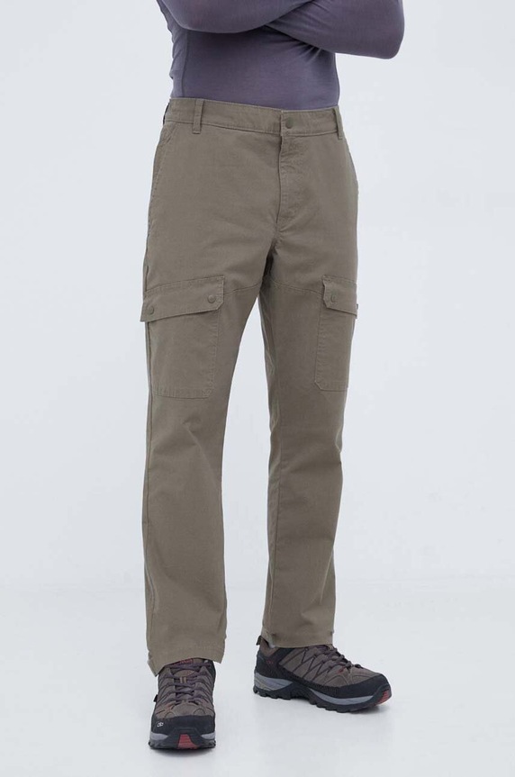 Columbia spodnie Wallowa Cargo tkanina zielony 2054761
