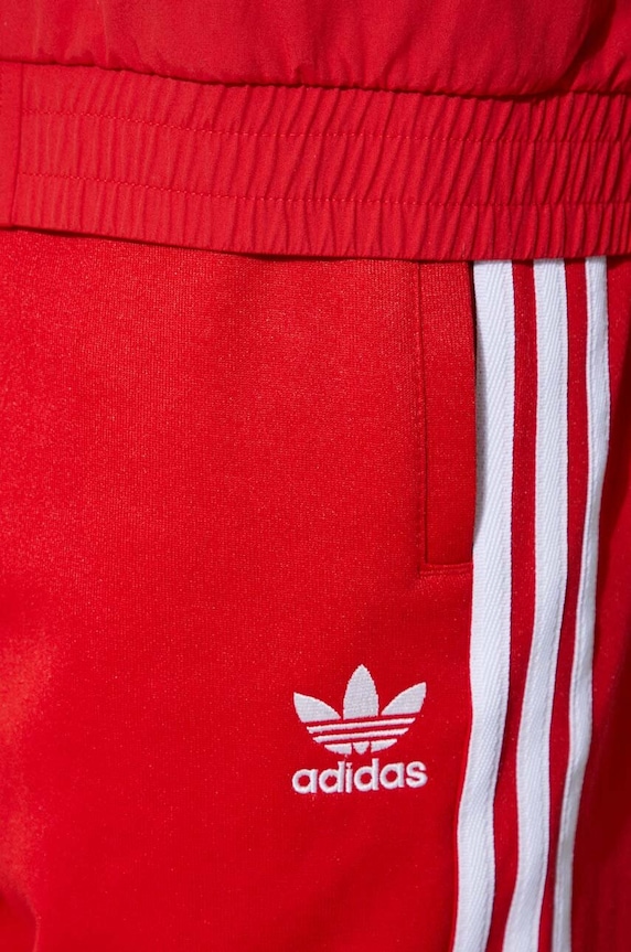 adidas Adicolor Classics SST Track Pants Better Scarlet White IM4543 red