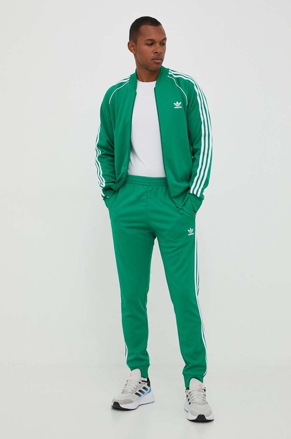 adidas Originals spodnie dresowe Adicolor Classics SST IK3515 zielony SS25