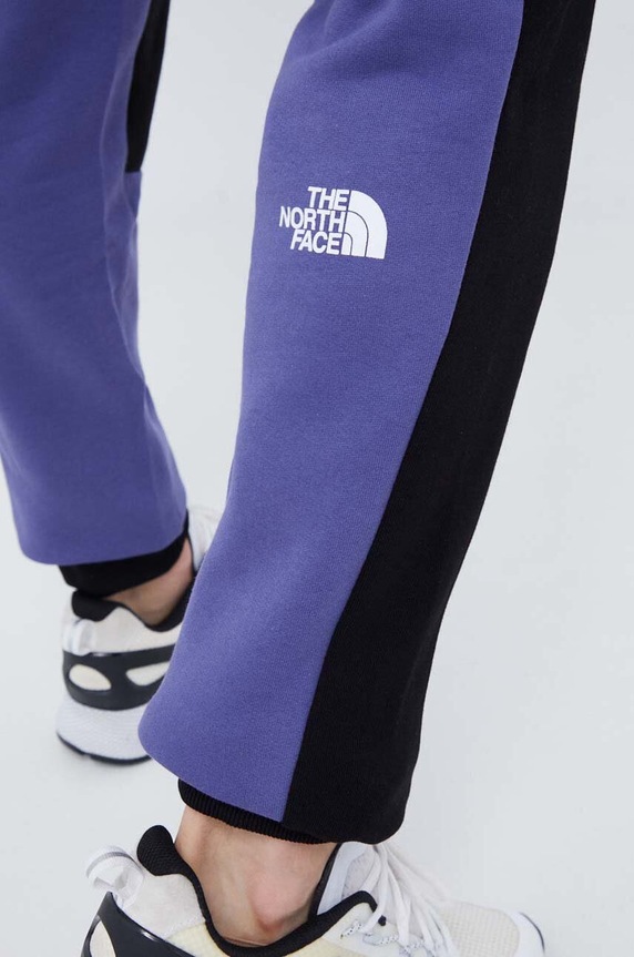 The North Face spodnie dresowe bawełniane NF0A7X1ZI0D1 fioletowy