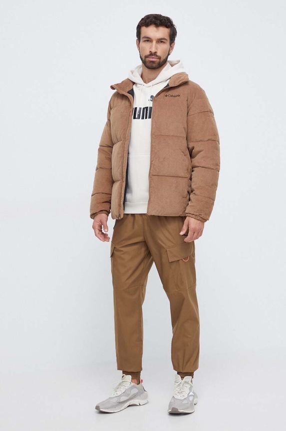 Puma spodnie 675898 brązowy AW23