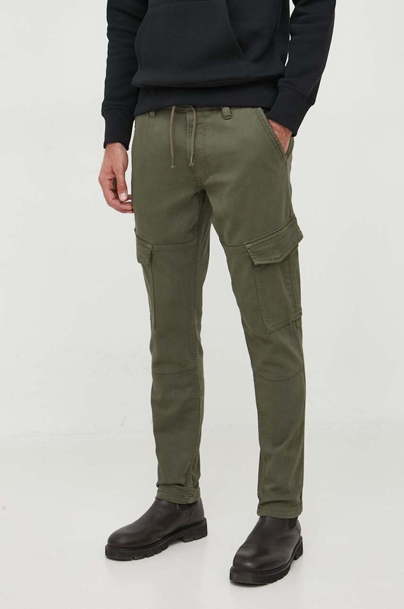 Hlače Pepe Jeans Jared bez uzorka zelena PM211604YG7.728