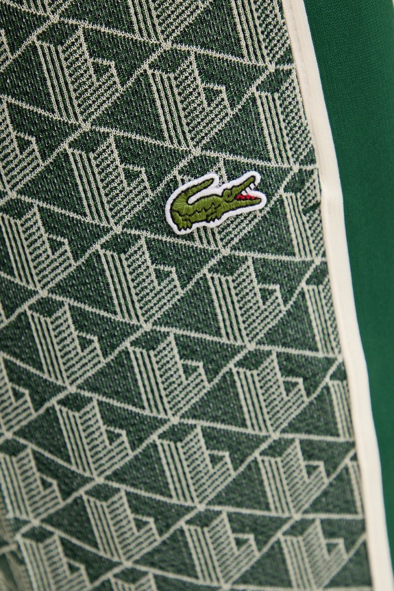 Lacoste pantaloni de trening cu bumbac pentru bărbați verde XH1440