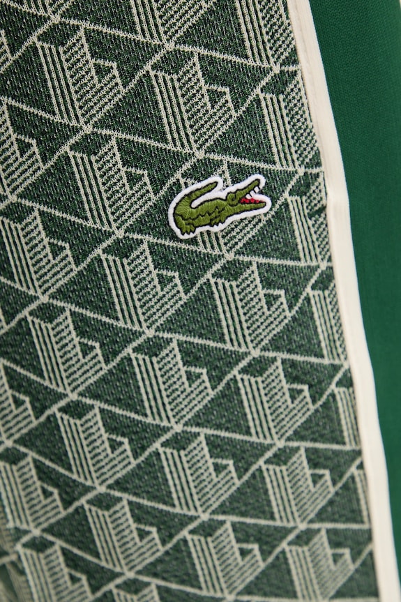 Lacoste pantaloni de trening cu bumbac pentru bărbați verde XH1440