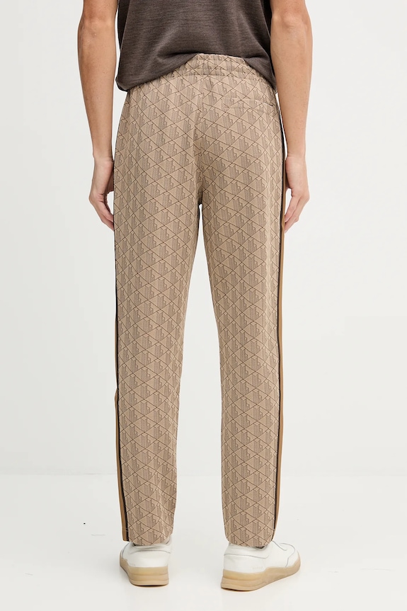 Îmbrăcăminte Lacoste Pantaloni de trening cu bumbac pentru bărbați XH1440 bej